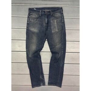 Levis 511 Jeans Mens 33X32 Blue Dark‎ Wash Denim Straight Leg